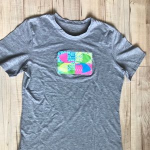 Grey Under Armour shirt